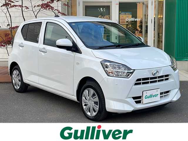 ダイハツ ミラ イース X リミテッド SAⅢ 青森県 2023(令5)年 0.4万km シャイニングホワイトパール 4WD/純正オーディオ/CD・AUX・iPod/スマートアシストIII/衝突回避支援ブレーキ/車線逸脱警報/オートハイビーム/LEDヘッドライト/オートライト/プライバシーガラス/電格ドアミラー/アイドリングストップ/リモコンキー/スペアキー