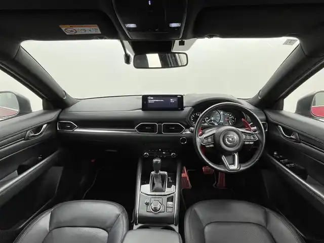 マツダ ＣＸ－５ XD スポーツアピアランス 熊本県 2022(令4)年 4.5万km ソウルレッドクリスタルM 純正ナビ（ＢＴ・フルセグ・ＡＭ・ＦＭ）/全周囲カメラ　/純正前後ドライブレコーダー　/ＥＴＣ　/ヘッドアップディスプレイ/車線逸脱警報/ブラインドスポットモニター/レーダークルーズコントロール/レーンキープアシスト/衝突軽減ブレーキ/標識認識機能/横滑り防止/アイドリングストップ/パワーバックドア　/前席シートヒーター　/前席パワーシート　/ステアリングヒータ　/置くだけ充電/パドルシフト/前後クリアランスソナー/純正フロアマット/純正19インチAW/オートライト/LEDヘッドライト/フォグランプ/スマートキー/プッシュスタート/保証書/取扱説明書