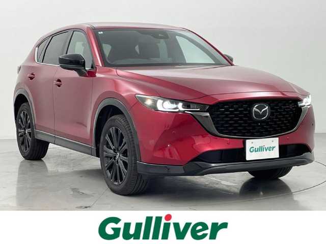 マツダ ＣＸ－５ XD スポーツアピアランス 熊本県 2022(令4)年 4.5万km ソウルレッドクリスタルM 純正ナビ（ＢＴ・フルセグ・ＡＭ・ＦＭ）/全周囲カメラ　/純正前後ドライブレコーダー　/ＥＴＣ　/ヘッドアップディスプレイ/車線逸脱警報/ブラインドスポットモニター/レーダークルーズコントロール/レーンキープアシスト/衝突軽減ブレーキ/標識認識機能/横滑り防止/アイドリングストップ/パワーバックドア　/前席シートヒーター　/前席パワーシート　/ステアリングヒータ　/置くだけ充電/パドルシフト/前後クリアランスソナー/純正フロアマット/純正19インチAW/オートライト/LEDヘッドライト/フォグランプ/スマートキー/プッシュスタート/保証書/取扱説明書