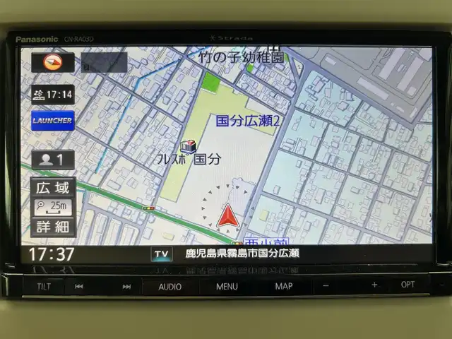 スズキ ラパン X 鹿児島県 2017(平29)年 3.8万km フレンチミントパールメタリック 社外7インチナビ(CN-RA03D)/バックカメラ/フルセグTV/ビルトインETC/アイドリングストップ/運転席シートヒーター/レーダーブレーキサポート/純正フロアマット/純正14インチアルミホイール/ドアバイザー/オートライト/キセノンヘッドライト/プッシュスタート/スマートキー/横滑り防止装置/盗難防止装置