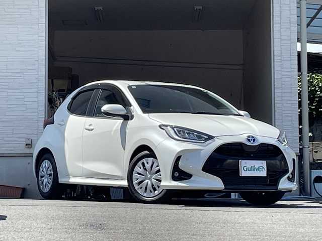 トヨタ ヤリス ハイブリッド Z 大分県 2020(令2)年 5.7万km ホワイトパールクリスタルシャイン 全方位カメラ/純正ディスプレイオーディオ/フルセグTV/Bluetooth/純正フロアマット/純正ビルトインETC/純正LEDヘッドライト/オートライト/オートマッチックハイビーム/社外ドラレコ/レーンキープアシスト/衝突被害軽減ブレーキ/コーナーセンサー/クルーズコントロール