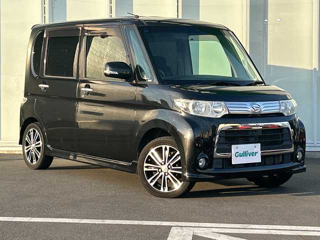 ダイハツ タント カスタム L 神奈川県 2011(平23)年 6.6万km ブラックマイカメタリック clarion製HDDナビ（MAX670）/ワンセグ/CD/DVD/片側イージークローザードア/純正１５インチアルミホイール/純正フロアマット/フォグランプ/電動格納ミラー/スマートキー/ドアバイザー/ETC/保証書/取扱説明書/ABS/盗難防止装置