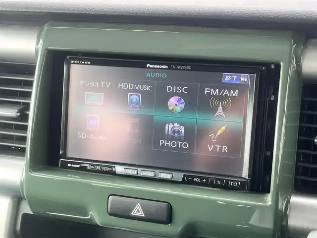 マツダ フレア クロスオーバー XT 島根県 2019(令1)年 7.8万km クールカーキパールメタリック 社外ＨＤＤナビ　/ワンセグTV　/ＤＶＤ再生　/クルーズコントロール　/前席シートヒーター　/パドルシフト/横滑り防止装置　/衝突被害軽減ブレーキ　/レーンキープアシスト　/盗難防止装置　/アイドリングストップ/プッシュスタート　/スマートキー/純正フロアマット/USB入力端子