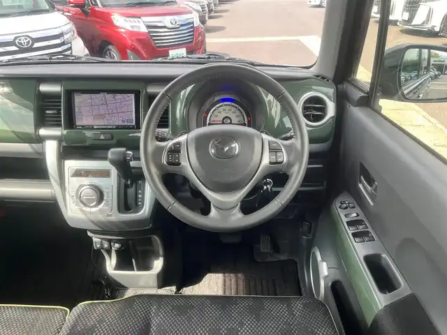マツダ フレア クロスオーバー XT 島根県 2019(令1)年 7.8万km クールカーキパールメタリック 社外ＨＤＤナビ　/ワンセグTV　/ＤＶＤ再生　/クルーズコントロール　/前席シートヒーター　/パドルシフト/横滑り防止装置　/衝突被害軽減ブレーキ　/レーンキープアシスト　/盗難防止装置　/アイドリングストップ/プッシュスタート　/スマートキー/純正フロアマット/USB入力端子