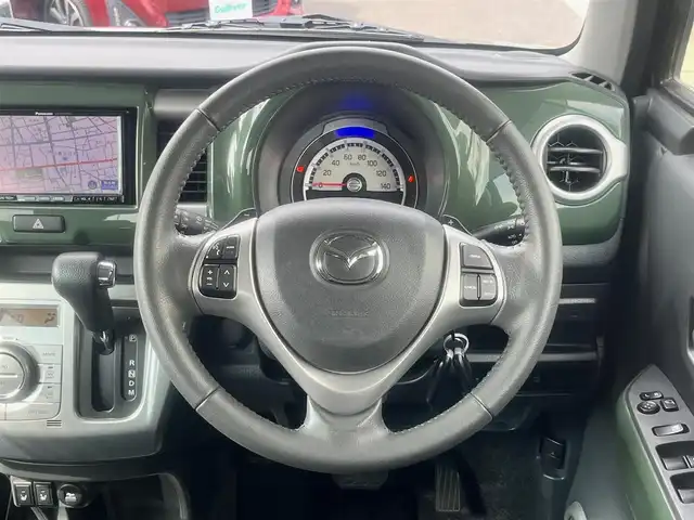 マツダ フレア クロスオーバー XT 島根県 2019(令1)年 7.8万km クールカーキパールメタリック 社外ＨＤＤナビ　/ワンセグTV　/ＤＶＤ再生　/クルーズコントロール　/前席シートヒーター　/パドルシフト/横滑り防止装置　/衝突被害軽減ブレーキ　/レーンキープアシスト　/盗難防止装置　/アイドリングストップ/プッシュスタート　/スマートキー/純正フロアマット/USB入力端子