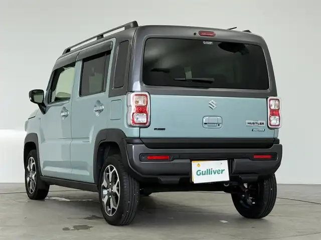 スズキ ハスラー Jスタイル Ⅱ 愛知県 2022(令4)年 0.6万km オフブルーメタリック/ガンメタリック2トーンルーフ 社外ナビ/バックカメラ/フルセグTV/バックカメラ/スズキセーフティサポート/衝突被害軽減システム/クルーズコントロール/横滑り防止装置/コーナーセンサー/レーンキープアシスト/オートライト/LEDヘッドライト/フォグランプ/デイライト/ドライブレコーダー/ビルトインETC/シートヒーター/純正AW/純正フロアマット/プッシュスタート/スマートキー