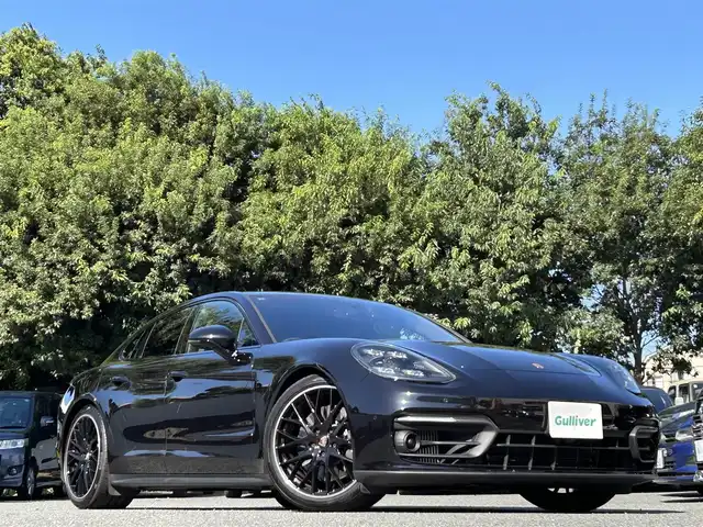 ポルシェ ポルシェ パナメーラ 東京都 2021(令3)年 2.4万km ジェットブラック ワンオーナー/パノラマルーフ/純正21インチアルミホイール/アダプティブクルーズ/LEDマトリクスヘッドランプ/4+1シート/運転席メモリー付きパワーシート/前席シートヒーター/ソフトクローズドア/パワートランク/純正ナビ/360°カメラ/BOSEサウンドシステム/純正ETC2.0/ドライブレコーダー