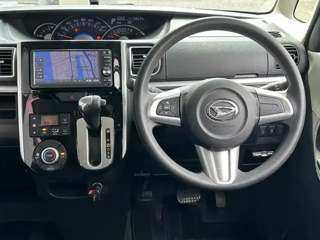 ダイハツ タント カスタム X SA 広島県 2014(平26)年 6万km ファイアークォーツレッドM 禁煙/純正ナビ/CD/DVD/DTV/Bluetooth/バックカメラ/両側パワースライドドア/LEDオートライト/ETC/スマートキー/プッシュスタート/純正フロアマット/純正ドアバイザー/前後ドライブレコーダー/ステアリングスイッチ/アイドリングストップ