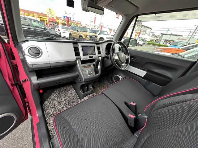 スズキ ハスラー G 福島県 2015(平27)年 3.8万km キャンディピンクメタリック/ホワイト2トーンルーフ OPホワイトルーフ/カロッツェリアナビ/CD・DVD・BT・フルセグ/前後ドライブレコーダー/ビルトインETC/シートヒーター/横滑り防止装置/衝突軽減ブレーキ/アイドリングストップ/ホワイトスチールホイール/純正フロアマット/取説・保証書/スマートキー×3