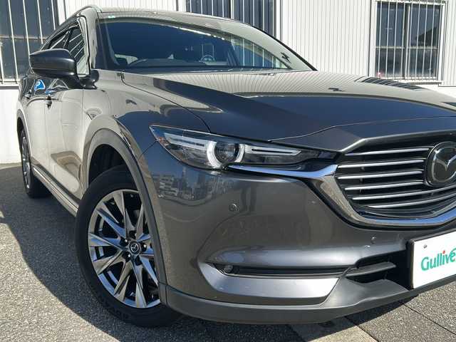 マツダ ＣＸ－８ XD Lパッケージ 富山県 2020(令2)年 10.2万km マシーングレープレミアムM ワンオーナー/サンルーフ/全周囲カメラ/ルーフレール/レザーシート/スマートキー×２/メーカーOPメモリーナビ/DVD/BT/フルセグTV/AUX/USB/BOSEサウンドシステム/ETC/前席パワーシート/前席エアシート・ヒーター/パワーバックドア/衝突安全ブレーキ/レーンキープ/レーダークルコン/BSM/TCS/HUD/TVキャンセラー/クリアランスソナー/電格ウィンカーミラー/アイドリングストップ/プッシュスタート/LEDヘッドライト/フォグ/オートリトラミラー/純正フロアマット/純正19インチAW/ステアリングヒーター/保証書・取説・ナビ取説