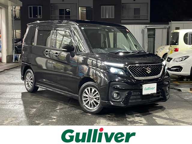 スズキ ソリオ バンディット HV MV 道東・釧路十勝 2022(令4)年 3.9万km スーパーブラックパール 4WD/ワンオーナー/純正メモリーナビ/  （DVD/CD/フルセグTV/Bluetooth）/全方位カメラ/衝突軽減ブレーキ/レーンキープアシスト/レーダークルーズコントロール/シートヒーター/コーナーセンサー/片側パワースライドドア/アイドリングストップ/横滑り防止装置/革巻きステアリング/ステアリングリモコン/ミラーヒーター/電動格納ミラー/ウィンカーミラー/ドライブレコーダー/ビルトインETC/純正ドアバイザー/純正フロアマット/スマートキー/エンジンプッシュスタート/スペアキー/取扱説明書/保証書/社外15インチアルミホイール/夏タイヤ積み込み/　　（165/65R15、4mm、純正AW）