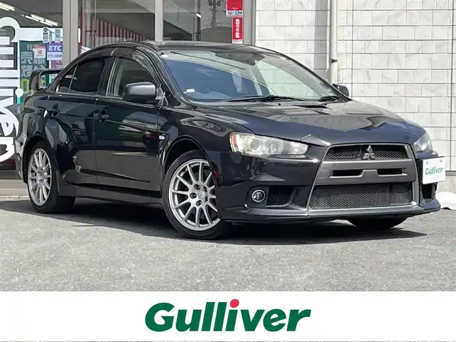 三菱 ランサー GSR エボリューションⅩ 岩手県 2008(平20)年 15.4万km ファントムブラックパール ワンオーナー/社外HDDナビ/　ワンセグ/CD/DVD/MSV/【AVN757HD】/社外HKSマフラー/純正エアロ/純正18インチAW/純正フロアマット/純正リアスポイラー/パドルシフト/ドアバイザー/キーレス/ETC