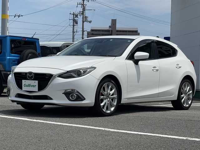 マツダ アクセラ スポーツ 20S ツーリング Lパッケージ 徳島県 2013(平25)年 12.6万km スノーフレイクホワイトパールマイカ 純正ナビ/(フルセグ/AM/FM/Bluetooth/USB/CD/DVD/AUX)/BOSEサウンド/サンルーフ/ヘッドアップディスプレイ/ブラインドスポットモニター/追従型クルーズコントロール/バックカメラ/運転席 パワーシート/前席シートヒーター/レザーシート/純正アルミホイール/衝突被害軽減システム/ダブル+サイド+カーテンエアバッグ