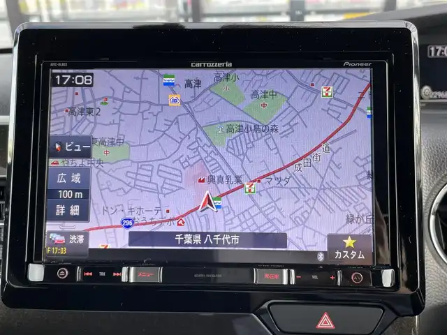 ホンダ Ｎ ＢＯＸ カスタム G L ターボ ホンダセンシング 千葉県 2019(令1)年 2.3万km ミラノレッド 社外8インチSDナビ/(FM/AM/TV/Bluetooth)/バックカメラ/衝突被害軽減システム/車線逸脱警報/クルーズコントロール/ハーフレザーシート/両側パワースライドドア/横滑り防止装置/ETC/ドライブレコーダー/アイドリングストップ/LEDヘッドライト/フォグランプ/オートライト/ウィンカーミラー/電動格納ミラー/純正15インチAW/シートヒーター/シートリフター/禁煙車/プッシュスタート/スマートキー/フロアマット/ドアバイザー/スペアキー