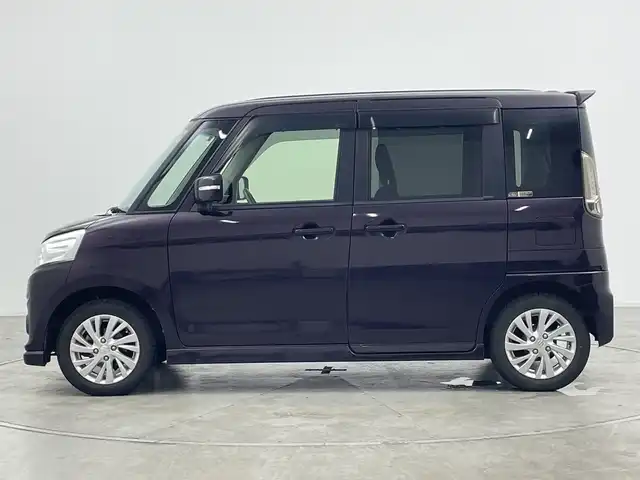 スズキ スペーシア カスタム GS 群馬県 2016(平28)年 7万km ムーンライトバイオレットPM ナビ　片側電動スライドドア　シートヒーター　前後ドライブレコーダー　ステアリングスイッチ　ＨＩＤヘッドライト　オートライト　フォグランプ　スマートキー　アイトドリングストップ　純正アルミホイール　禁煙