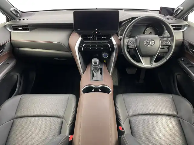 トヨタ ハリアー ハイブリッド Z レザーパッケージ 新潟県 2021(令3)年 4.9万km プレシャスブラックパール メーカーOPナビ　/アラウンドビューモニター　/JBLサウンド　/フルセグ　/本革シート　/レーンキープアシスト　/追従クルーズコントロール　/前後コーナーセンサー　/純正ビルトインETC２．０/LEDオートライト　/オートマチックハイビーム/前席パワーシート/前席シートヒーター/前席エアシート/メモリーシート/デジタルインナーミラー/前後ドライブレコーダー/ステアリングヒーター/ステアリングリモコン/ヘッドアップディスプレイ/レーダーTZ‐R２０３L/AC１００V/４WD/スマートキー/純正フロアマット/純正１９インチアルミホイール