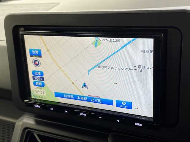 ダイハツ タフト G クロムベンチャー 神奈川県 2022(令4)年 2.3万km レイクブルーメタリック 社外ナビ【AVN-LS01】/AM/FM/CD/SD/Bluetooth/バックカメラ　/フルセグＴＶ　/ガラスルーフ　/シートヒーター　/社外ＥＴＣ　/ルーフレール　/LEDヘッドランプ/社外フロアマット　/USB端子/スマートアシスト　/オートマチックハイビーム　/コーナーセンサー　/衝突軽減ブレーキ/純正１５ＡＷ