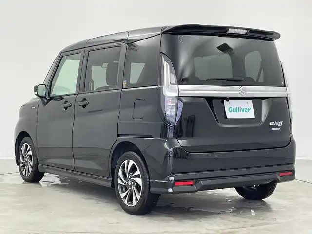 スズキ ソリオ バンディット HV MV 新潟県 2023(令5)年 3.5万km スーパーブラックパール ケンウッドメモリナビ/(MDV-D310)/(CD.ワンセグ.Bluetooth)/バックカメラ/デュアルカメラブレーキサポート/レーダークルーズコントロール/レーンキープアシスト/革巻きステアリング/LEDオートライト/フォグランプ/両側パワースライドドア/ヘッドアップディスプレイ/リアコーナーセンサー/前席シートヒーター/プッシュスタート/スマートキー