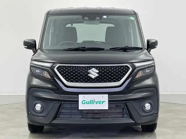 スズキ ソリオ バンディット HV MV 新潟県 2023(令5)年 3.5万km スーパーブラックパール ケンウッドメモリナビ/(MDV-D310)/(CD.ワンセグ.Bluetooth)/バックカメラ/デュアルカメラブレーキサポート/レーダークルーズコントロール/レーンキープアシスト/革巻きステアリング/LEDオートライト/フォグランプ/両側パワースライドドア/ヘッドアップディスプレイ/リアコーナーセンサー/前席シートヒーター/プッシュスタート/スマートキー