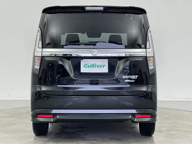 スズキ ソリオ バンディット HV MV 新潟県 2023(令5)年 3.5万km スーパーブラックパール ケンウッドメモリナビ/(MDV-D310)/(CD.ワンセグ.Bluetooth)/バックカメラ/デュアルカメラブレーキサポート/レーダークルーズコントロール/レーンキープアシスト/革巻きステアリング/LEDオートライト/フォグランプ/両側パワースライドドア/ヘッドアップディスプレイ/リアコーナーセンサー/前席シートヒーター/プッシュスタート/スマートキー