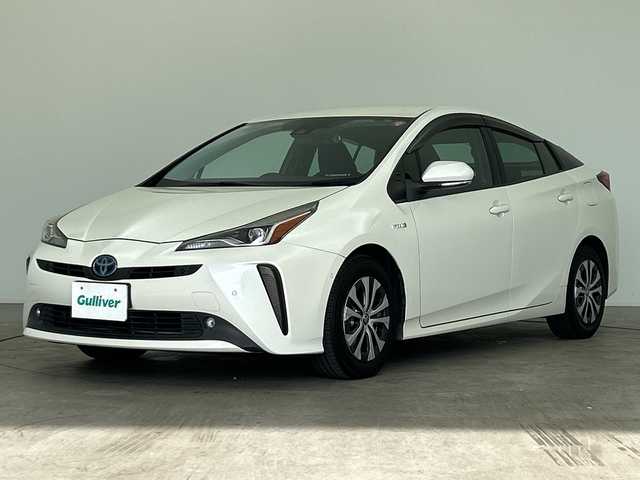 トヨタ プリウス A 三重県 2019(令1)年 5.4万km パール /禁煙車//純正ナビ//Bluetooth/SD/フルセグ/CD/DVD/AM/FM//セーフティセンス//バックモニター//ブラインドスポットモニター//ヘッドアップディスプレイ//レーダークルーズコントロール//オートライト//Autoハイビーム//パークアシスト//ワイヤレスチャージャー//パワーバックドア//前後ドライブレコーダー//パワーシート//ETC//TVキャンセラー