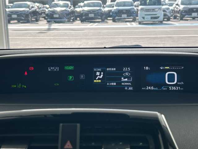 トヨタ プリウス A 三重県 2019(令1)年 5.4万km パール /禁煙車//純正ナビ//Bluetooth/SD/フルセグ/CD/DVD/AM/FM//セーフティセンス//バックモニター//ブラインドスポットモニター//ヘッドアップディスプレイ//レーダークルーズコントロール//オートライト//Autoハイビーム//パークアシスト//ワイヤレスチャージャー//パワーバックドア//前後ドライブレコーダー//パワーシート//ETC//TVキャンセラー