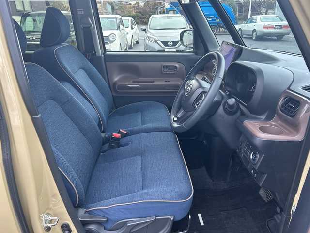 ダイハツ ムーヴ キャンバス セオリー G ターボ 東京都 2022(令4)年 6.2万km サンドベージュメタリック 4WD/ワンオーナー/メモリナビ/フルセグテレビ/バックカメラ/両側パワースライドドア/プッシュスタート/ETC/スマートアシスト/保証書/取説書