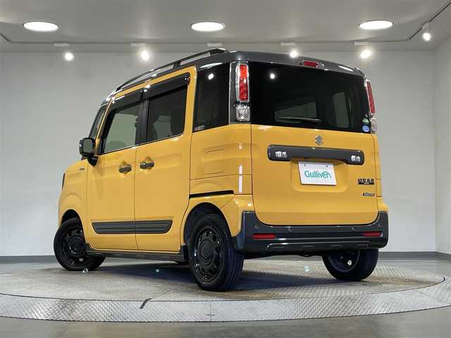 スズキ スペーシア ギア HYBRID XZ 愛知県 2020(令2)年 2.4万km アクティブイエロー/ガンメタリック2トーン ナビ/（Bluetooth/ワンセグTV/iPod)　/衝突軽減ブレーキ　/両側電動スライドドア　/アラウンドビューモニター　/シートヒーター　/ビルトインＥＴＣ　/ＬＥＤヘッドライト　/ドライブレコーダー　/ヘッドアップディスプレイ/パーキングセンサー　/ルーフレール　/レーンキープアシスト/オートハイビーム