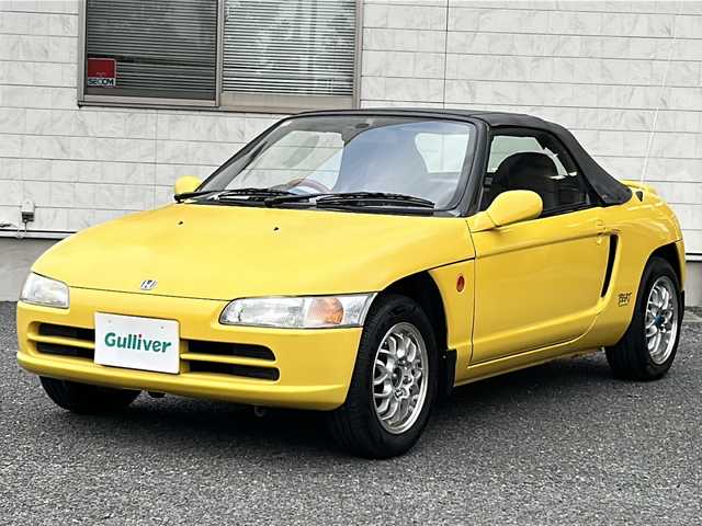 ホンダ ビート 埼玉県 1991(平3)年 8万km カーニバルイエロー 純正オーディオ　/ＥＴＣ　/社外マフラー　/社外ステアリング　/社外シートカバー/社外アルミホイール