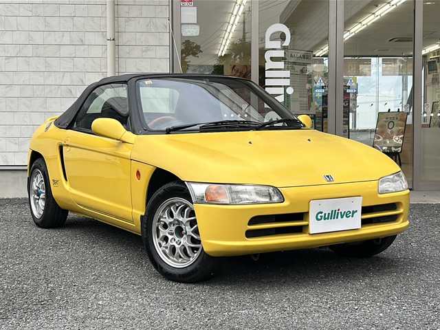 ホンダ ビート 埼玉県 1991(平3)年 8万km カーニバルイエロー 純正オーディオ　/ＥＴＣ　/社外マフラー　/社外ステアリング　/社外シートカバー/社外アルミホイール
