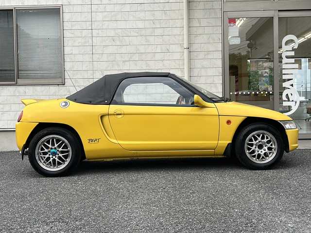 ホンダ ビート 埼玉県 1991(平3)年 8万km カーニバルイエロー 純正オーディオ　/ＥＴＣ　/社外マフラー　/社外ステアリング　/社外シートカバー/社外アルミホイール