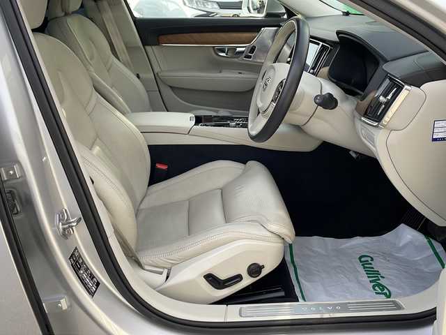 ボルボ Ｖ９０ T8 TE AWD インスクリプション 東京都 2018(平30)年 5.7万km ブライトシルバーM 新車時保証書　取扱説明書　整備記録簿/パノラマＳ／Ｒ/ヘッドアップディスプレイ/Bowers＆Wilkins/純正ナビ/フルセグTV/360度カメラ　ETC/Ｂｌｕｅｔｏｏｔｈ/ミラーリンク/自動駐車システム/レザーシート/シートヒーター/シートクーラー/シテイセーフティ/アダプティブクルーズコントロール/ＬＫＡ ＬＤＷ ＢＳＭ ＣＴＡ/車間警告システム/ＬＥＤヘッドライト/純正20インチアルミ