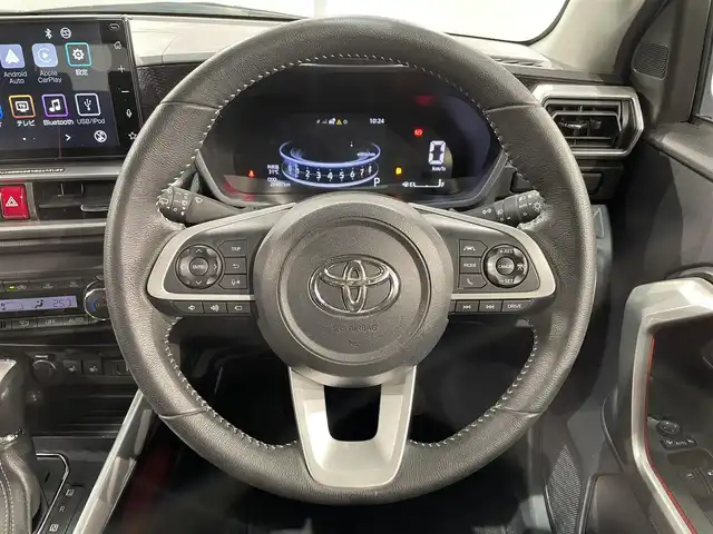 トヨタ ライズ Z 愛知県 2022(令4)年 2.9万km ターコイズブルーマイカメタリック 純正９インチディスプレイオーディオ　/（Bluetooth/スマートフォン連携/FM/AM/フルセグTV/USB)/パノラミックビューモニター　/スマートアシスト　/　　-レーダークルーズコントロール　/　　-衝突軽減ブレーキ/　　-車線逸脱警報/　　-先行車発進お知らせ機能/　　-コーナーセンサー/　　-標識認識機能/ビルトインＥＴＣ　/シートヒーター　/ＬＥＤヘッドライト　/ＬＥＤフォグランプ/ドライブレコーダー/オートブレーキホールド機能/純正フロアマット/純正17インチAW（サマータイヤ有）