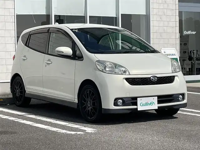 ダイハツ ソニカ RS Limited 宮崎県 2006(平18)年 13.8万km ホワイトパールマイカ 純正HDDナビ【NHDT-W57】/・AM・FM・DVD・CD/モモステアリング/ステアリングスイッチ/MINXマフラー【車検対応】/ENKEI製15インチホイール/電動格納ミラー/純正フロアマット/純正ドアバイザー/純正HIDヘッドライト/スマートキー