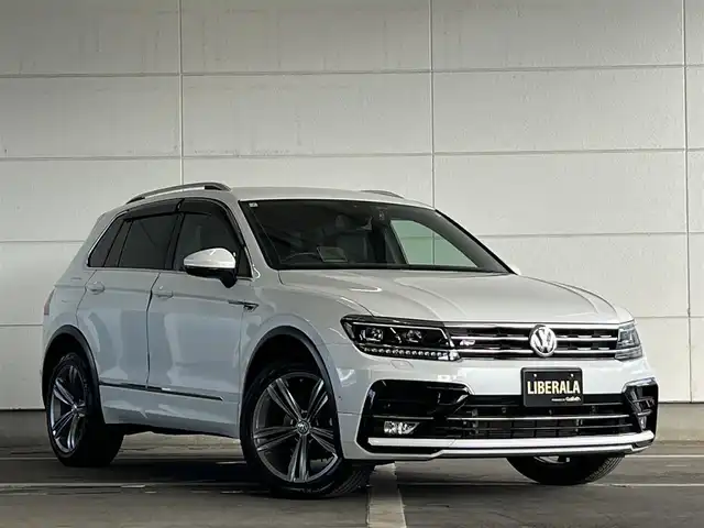 フォルクスワーゲン ティグアン TDI 4モーション Rライン 山形県 2019(令1)年 4.7万km 白 純正ナビ/360°カメラ/バックカメラ/フルセグTV/コーナーセンサー/アダプティブクルーズコントロール/ヘッドアップディスプレイ/ブラインドスポットモニター/レーンキープアシスト/ハーフレザーシート/シートヒーター/ミラーヒーター/パドルシフト/電動リアゲート