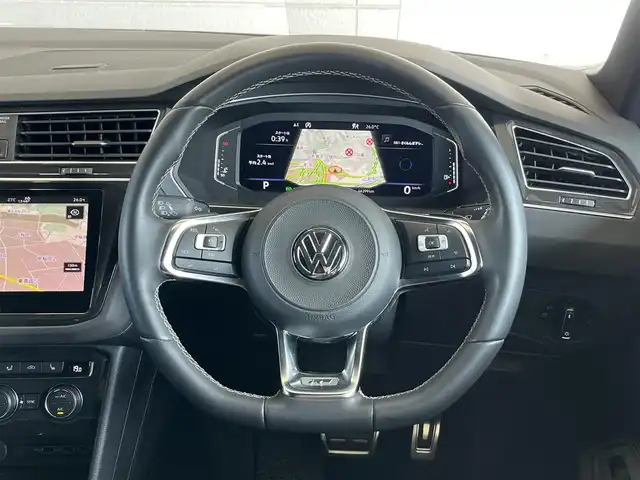 フォルクスワーゲン ティグアン TDI 4モーション Rライン 山形県 2019(令1)年 4.7万km 白 純正ナビ/360°カメラ/バックカメラ/フルセグTV/コーナーセンサー/アダプティブクルーズコントロール/ヘッドアップディスプレイ/ブラインドスポットモニター/レーンキープアシスト/ハーフレザーシート/シートヒーター/ミラーヒーター/パドルシフト/電動リアゲート
