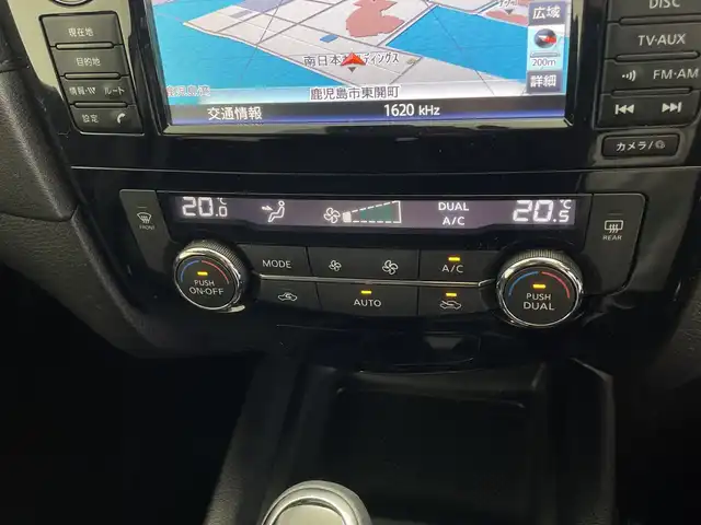 日産 エクストレイル ハイブリッド 20S 鹿児島県 2020(令2)年 3.5万km インペリアルアンバーP ワンオーナー/純正ナビ/（AM/FM/CD/DVD/Bluetooth/フルセグ）/アラウンドビューモニター/ビルトインETC/純正ドライブレコーダー/クルーズコントロール/デジタルインナーミラー/パワーシート/カプロンシート/コーナーセンサー/純正フロアマット/オートエアコン/ドアバイザー/スマートキー/保証書/取扱説明書