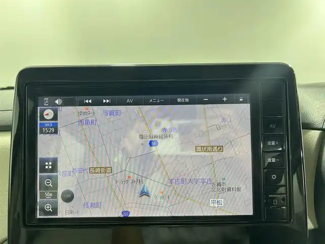 日産 ルークス X 佐賀県 2023(令5)年 0.4万km スターリングシルバーM 純正９型ナビ/(フルセグTV/AM/FM/Bluetooth)/衝突被害軽減ブレーキ/全方位カメラ/レーンアシスト/コーナーセンサー/前後ドライブレコーダー/パワースライドドア/純正ＬＥＤヘッドライト/オートライト/オートハイビーム/純正フロアマット/後席サーキュレーター/シートバックテーブル/スマートキー/プッシュスタート/ベンチシート/先行車発進お知らせ機能/標識検知機能/横滑り防止装置/盗難防止装置