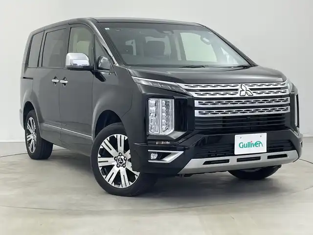 三菱 デリカＤ：５ P 新潟県 2024(令6)年 2.7万km アメジストブラック 10.1インチフローティングナビ/(AVN-HS01F)/(CD.DVD.フルセグ.HDMI.AppleCarPlay)/全方位カメラ/衝突軽減ブレーキ/レーダークルーズコントロール/レーンキープアシスト/オートマチックハイビーム/革巻きステアリング/ステアリングリモコン/LEDオートライト/フォグランプ/両側パワースライドドア/前後ドライブレコーダー/前席シートヒーター/ステアリングヒーター/パドルシフト/電子制御パーキングブレーキ/ブレーキホールド/プッシュスタート/スマートキー