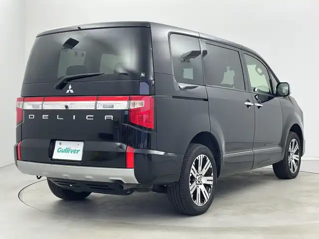 三菱 デリカＤ：５ P 新潟県 2024(令6)年 2.7万km アメジストブラック 10.1インチフローティングナビ/(AVN-HS01F)/(CD.DVD.フルセグ.HDMI.AppleCarPlay)/全方位カメラ/衝突軽減ブレーキ/レーダークルーズコントロール/レーンキープアシスト/オートマチックハイビーム/革巻きステアリング/ステアリングリモコン/LEDオートライト/フォグランプ/両側パワースライドドア/前後ドライブレコーダー/前席シートヒーター/ステアリングヒーター/パドルシフト/電子制御パーキングブレーキ/ブレーキホールド/プッシュスタート/スマートキー