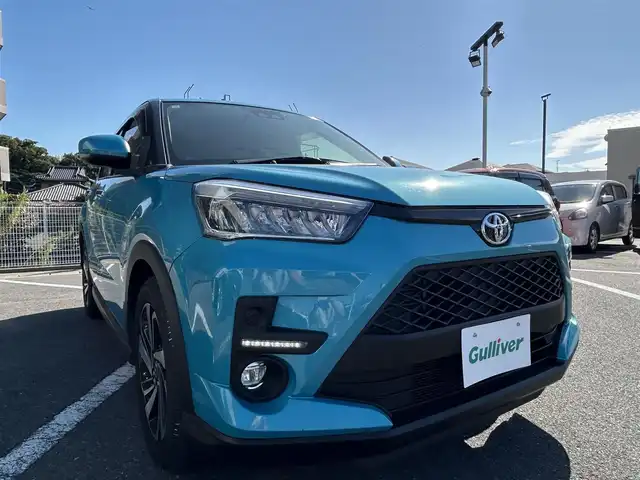 トヨタ ライズ Z 長崎県 2020(令2)年 7.7万km ターコイズブルーマイカメタリック 〇純正ナビ/〇フルセグTV/〇ETC/〇純正ドライブレコーダー/〇アダプティプクルーズコントロール/〇コーナーセンサー/〇トヨタセーフティーセンス/〇LEDヘッドランプ/〇LEDフロントフォグランプ/〇プッシュ式オートエアコン/〇革巻きステアリングホイール/〇シートヒーター/〇純正17インアルミホイール/〇キーフリーシステム