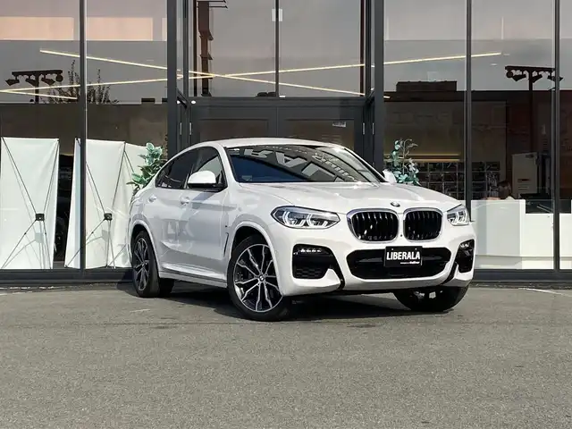ＢＭＷ Ｘ４ xDrive 20d Mスポーツ 福岡県 2021(令3)年 5.2万km アルピンホワイトⅢ ・アクティブクルーズコントロール/・純正ナビ/Bluetooth/USB/carplay/・全方位カメラ/・黒革シート/シートヒーター/・ドライブレコーダー/・フルセグテレビ/・ETC/・純正20AW/・LEDライト