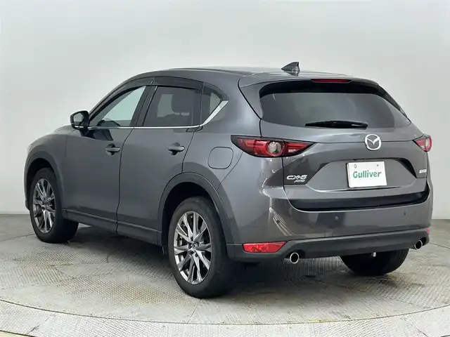 マツダ ＣＸ－５ 25T エクスクルーシブモード 道央・札幌 2019(令1)年 4.3万km マシーングレープレミアムM ・４WD/・寒冷地仕様/・純正SDナビ/・CD／DVD／Bluetooth／フルセグ/・全方位カメラ/・純正ETC2.0/・社外ドライブレコーダー/・BOSEサウンド/・レーダークルーズコントロール/・アイドリングストップ/・レーンキープアシスト/・横滑り防止装置/・盗難防止装置/・オートマチックハイビーム/・コーナーセンサー/・ブラインドスポットモニター/・レザーシート/・前席パワーシート/・前席シートヒーター/・前席シートエアコン/・シートメモリー/・パワーバックドア/・LEDヘッドライト/・純正AW19インチ/・純正フロアマット/・防眩ミラー/・スマートキー/・プッシュスタート