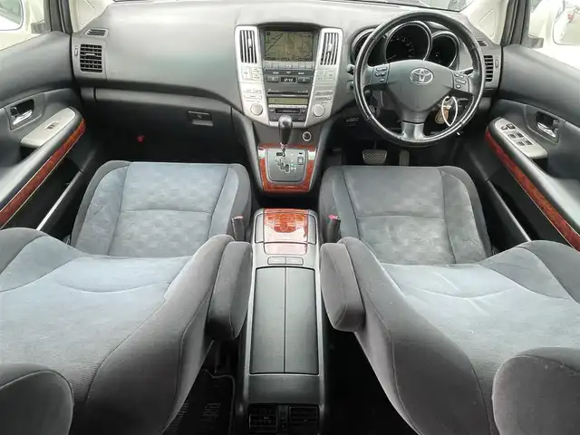 トヨタ ハリアー 240G 滋賀県 2008(平20)年 13.5万km ホワイトパールクリスタルシャイン 純正ナビ/HDD/MD/FM/AM/バックカメラ/ETC/前後ドライブレコーダー/HIDヘッドライト/フォグランプ/純正ナビ