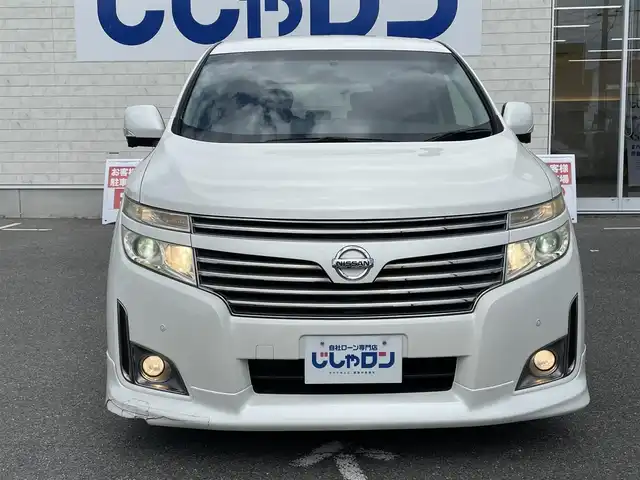日産 エルグランド 250HWS アーバンクロム 佐賀県 2012(平24)年 10万km ブリリアントホワイトパール （株)IDOMが運営する【じしゃロン佐賀店】の自社ローン専用車両になります。/こちらは現金またはオートローンご利用時の価格です。自社ローンご希望の方は別途その旨お申付け下さい/禁煙車/純正HDDナビ/（DVD/FM/AM）/全方位カメラ/TV/両側電動スライドドア/横滑り防止装置/後部座席モニター/ハロゲンライト/オートライト/ハーフレザー/フロアマット/取扱説明書