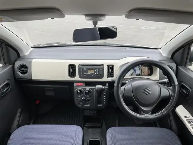 スズキ アルト L 道央・札幌 2019(令1)年 1.6万km スペリアホワイト ４WD/純正オーディオ/AM/FM/CD/AUX/横滑り防止装置/前席シートヒーター/リモコンキー/ハロゲンヘッドライト/ヘッドライトレベライザー/フロアマット/ドアバイザー/鉄チンホイール付冬タイヤ積込/145/80/R13/2018年/山6mm