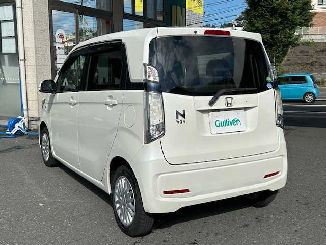 ホンダ Ｎ ＷＧＮ G 宮城県 2015(平27)年 4.8万km プレミアムホワイトパール 純正ナビ(iPod/SD/BT/FM/AM/TV/CD/DVD/USB)/バックカメラ/横滑り防止装置/アイドリングストップ/純正フロアマット/スタッドレスタイヤ社外AW（155/65R14）/保証書/記録簿