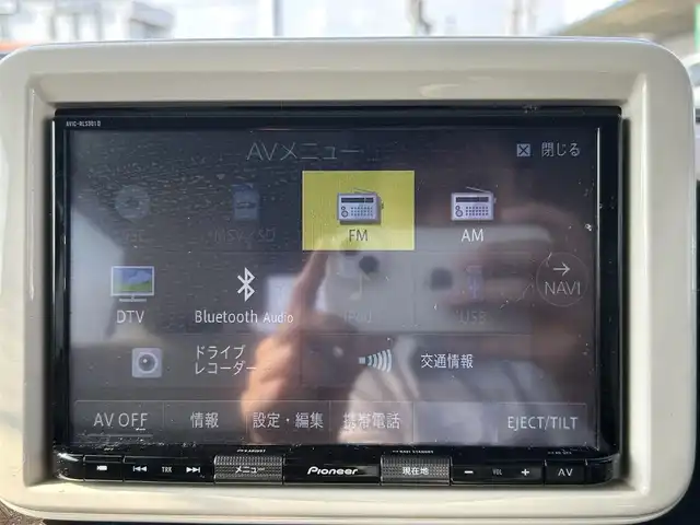 スズキ ラパン モード 岡山県 2020(令2)年 7.7万km ノクターンブルーパール/ホワイト 2トーンルーフ 登録時走行距離76379km/純正8インチナビ/フルセグTV(AM.FM.CD.DVD.TV.BT)/全方位カメラ/ETC/ドライブレコーダー/シートヒーター/クリアランスソナー/衝突軽減ブレーキ/レーンキープアシスト/オートライト/アイドリングストップ/純正フロアマット