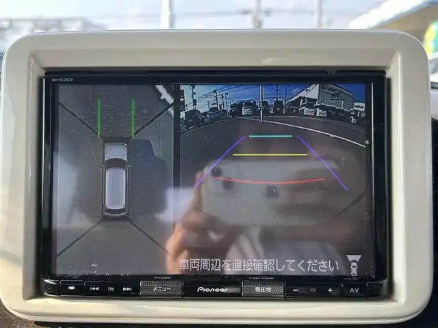 スズキ ラパン モード 岡山県 2020(令2)年 7.7万km ノクターンブルーパール/ホワイト 2トーンルーフ 登録時走行距離76379km/純正8インチナビ/フルセグTV(AM.FM.CD.DVD.TV.BT)/全方位カメラ/ETC/ドライブレコーダー/シートヒーター/クリアランスソナー/衝突軽減ブレーキ/レーンキープアシスト/オートライト/アイドリングストップ/純正フロアマット