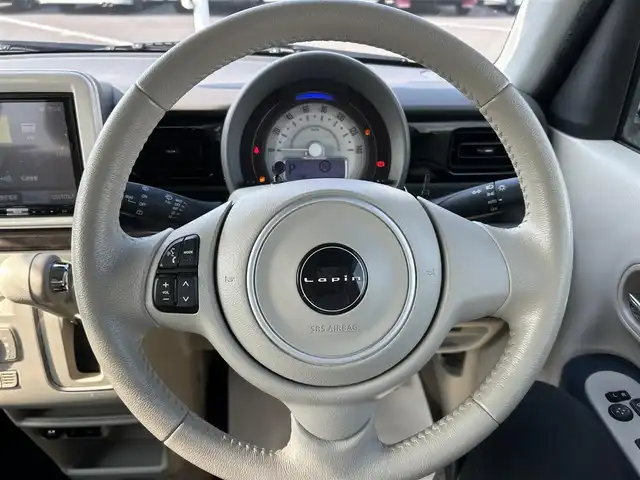 スズキ ラパン モード 岡山県 2020(令2)年 7.7万km ノクターンブルーパール/ホワイト 2トーンルーフ 登録時走行距離76379km/純正8インチナビ/フルセグTV(AM.FM.CD.DVD.TV.BT)/全方位カメラ/ETC/ドライブレコーダー/シートヒーター/クリアランスソナー/衝突軽減ブレーキ/レーンキープアシスト/オートライト/アイドリングストップ/純正フロアマット